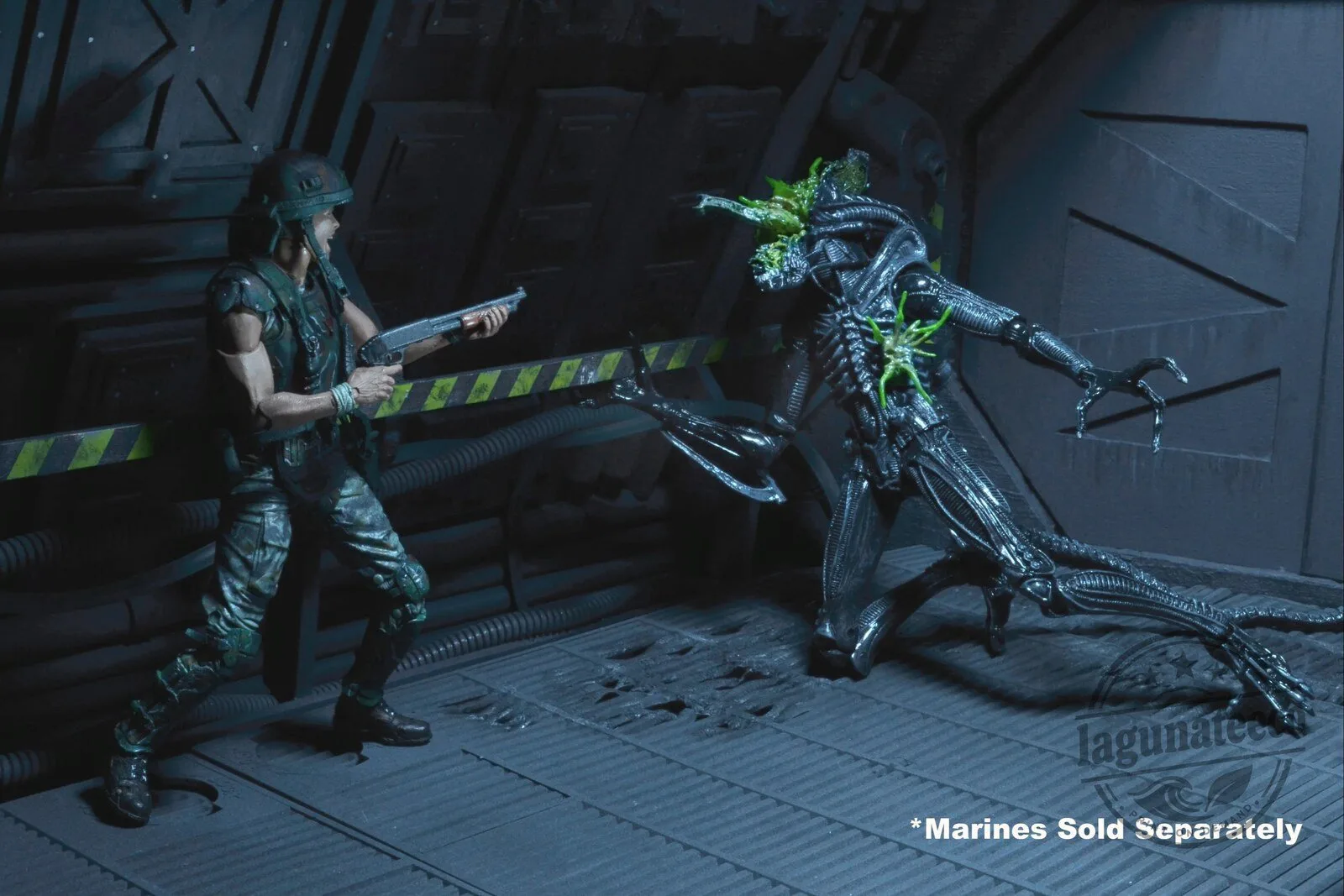 Alien Xenomorph Warrior Battle Damaged Action Figure Collectible 9 Alien Xenomorph Warrior Battle Damaged Action Figure Collectible