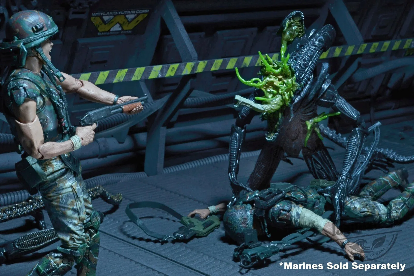 Alien Xenomorph Warrior Battle Damaged Action Figure Collectible 10 Alien Xenomorph Warrior Battle Damaged Action Figure Collectible