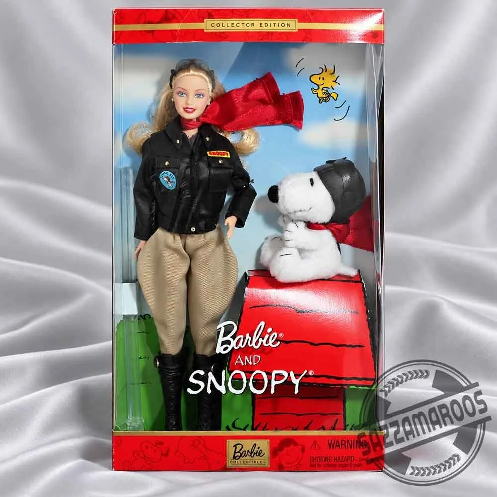 Barbie & Snoopy Collector Edition Aviator Doll Set 3 Barbie & Snoopy Collector Edition Aviator Doll Set