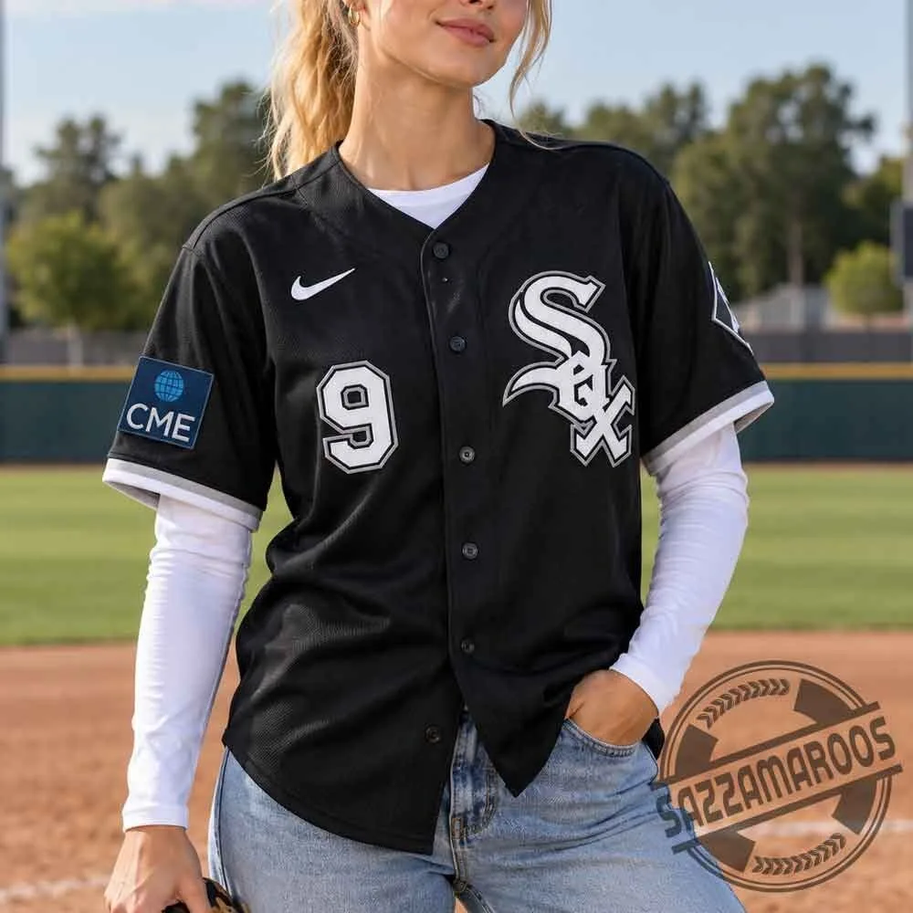 Robert Lewandowski #9 Custom Chicago White Sox Black Baseball Jersey 5 Robert Lewandowski #9 Custom Chicago White Sox Black Baseball Jersey