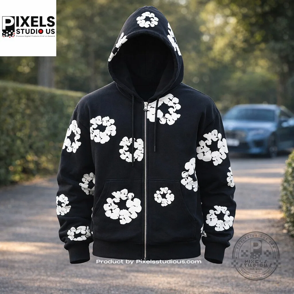 Piero Hincapie Denim Tears Cotton Wreath Zip Hoodie Black 8 Piero Hincapie Denim Tears Cotton Wreath Zip Hoodie Black 3D shirt or sports jersey with all-over print design