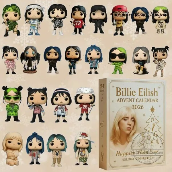 Billie Eilish Happier Than Ever Music Fan Holiday Collection Advent Calendar 5 Billie Eilish Happier Than Ever Music Fan Holiday Collection Advent Calendar