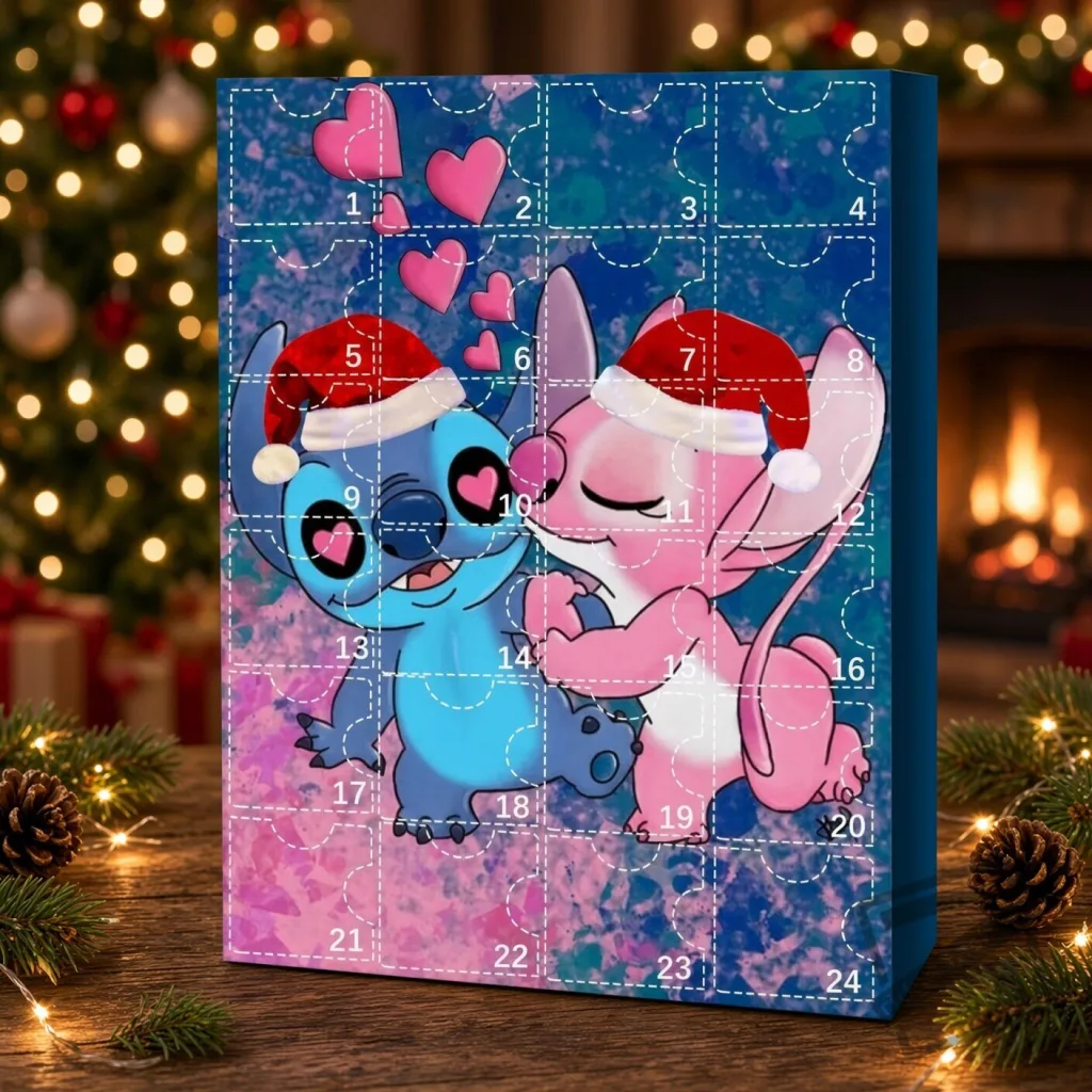 "Unboxing the Ultimate 2026 Advent Calendars: Stitch & Dragon Figurines" 41 Stitch Mini Figures Advent Calendar – 24 Surprise 3D Collectible Toys