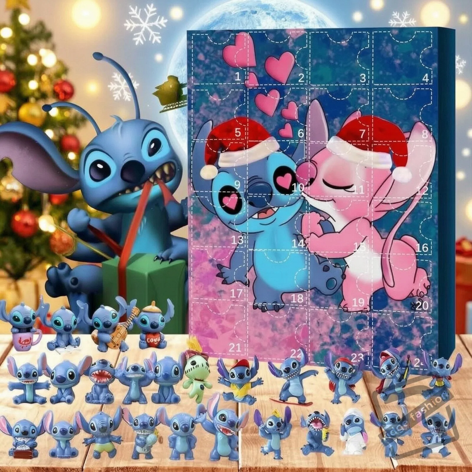 Stitch Mini Figures Advent Calendar – 24 Surprise 3D Collectible Toys 7 Stitch Mini Figures Advent Calendar – 24 Surprise 3D Collectible Toys product view