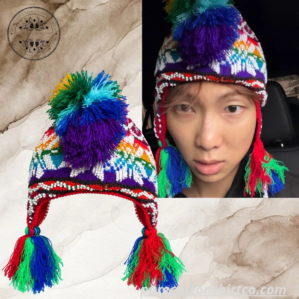 BTS RM Knit Chullo Beanie 2026 – Colorful Earflap Winter Hat BTS RM Knit Chullo Beanie 2026 – Colorful Earflap Winter Hat