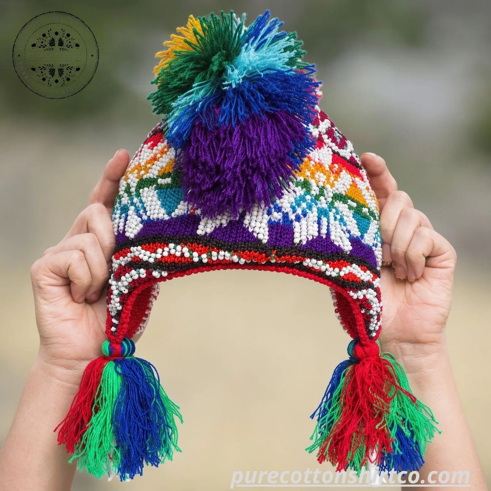 BTS RM Knit Chullo Beanie 2026 – Colorful Earflap Winter Hat 5 BTS RM Knit Chullo Beanie 2026 – Colorful Earflap Winter Hat