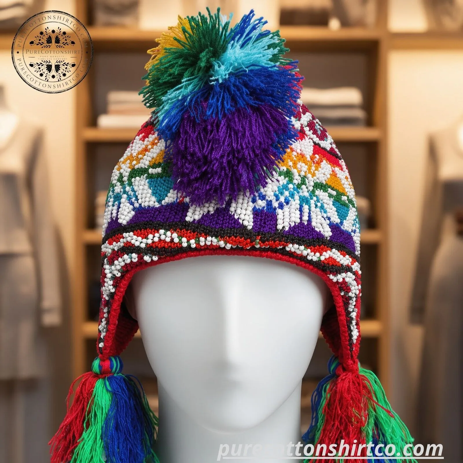 BTS RM Knit Chullo Beanie 2026 – Colorful Earflap Winter Hat 6 BTS RM Knit Chullo Beanie 2026 – Colorful Earflap Winter Hat