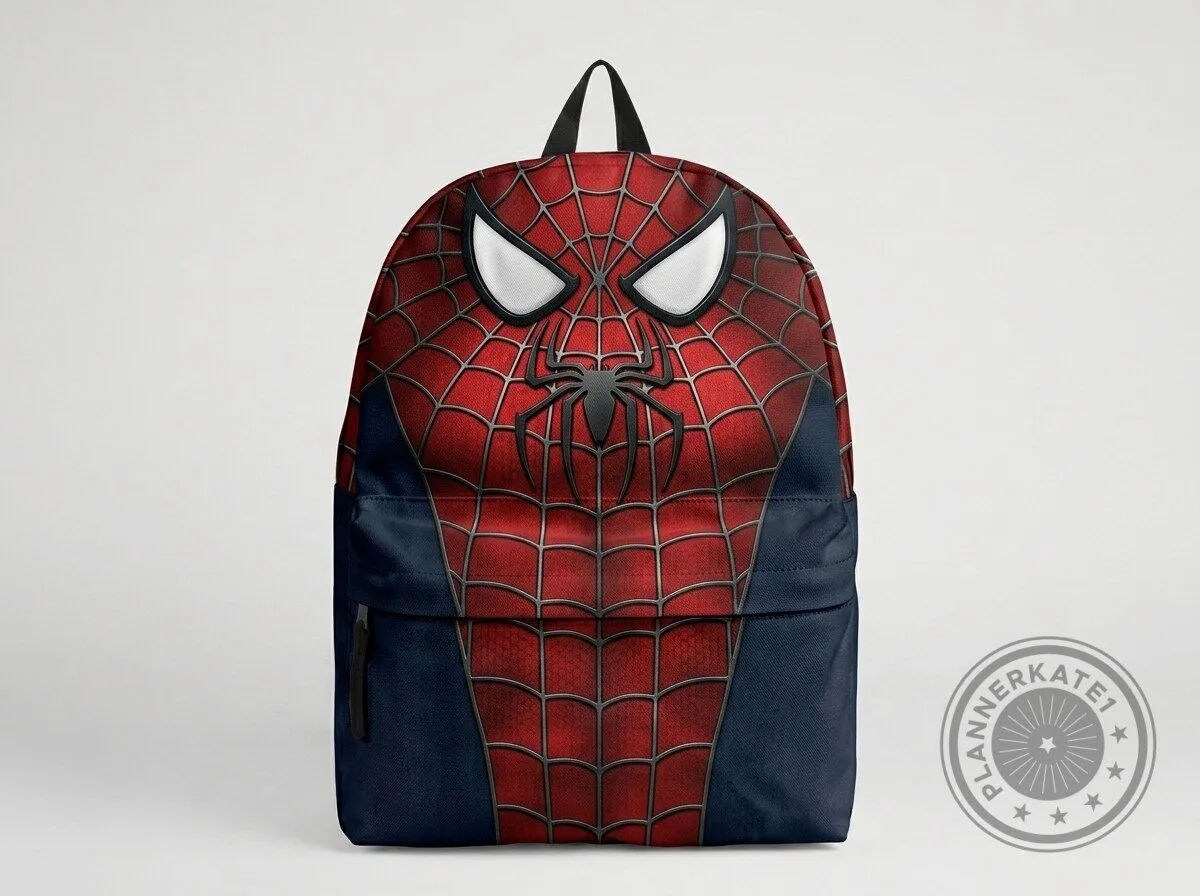 Amazing Spider-Man Superhero Costume Design Backpack