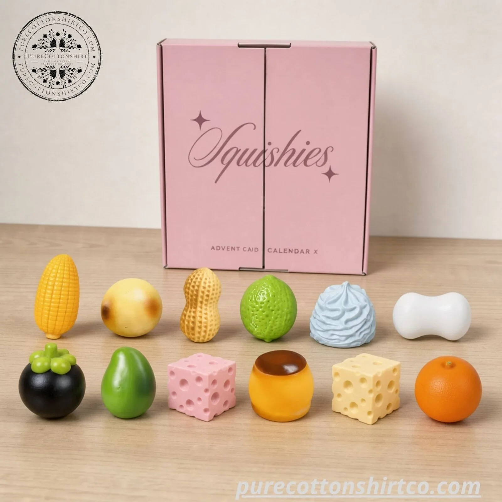 Squishies Advent Calendar 2026 – Food & Fruit Toys Box 6 Squishies Advent Calendar 2026 – Food & Fruit Toys Box