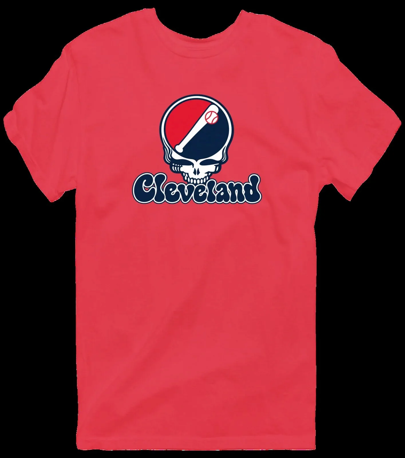 Cleveland Guardians Baseball Steal Your Face Grateful Dead T-Shirt