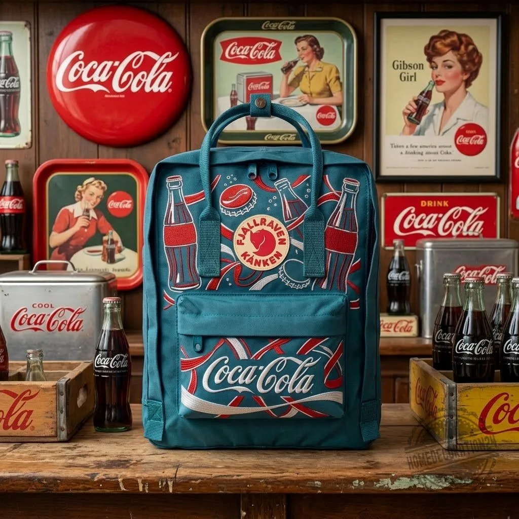 Coca-Cola Fjallraven Kanken Embroidered Backpack