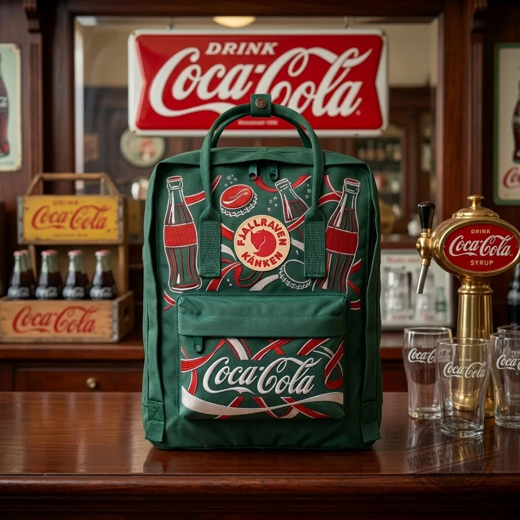 Coca-Cola Fjallraven Kanken Embroidered Backpack 8 Coca-Cola Fjallraven Kanken Embroidered Backpack