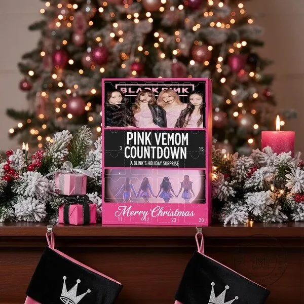 Advent Calendar for Blink's Holiday Surprise: Blackpink Pink Venom Countdown 4 Advent Calendar for Blink