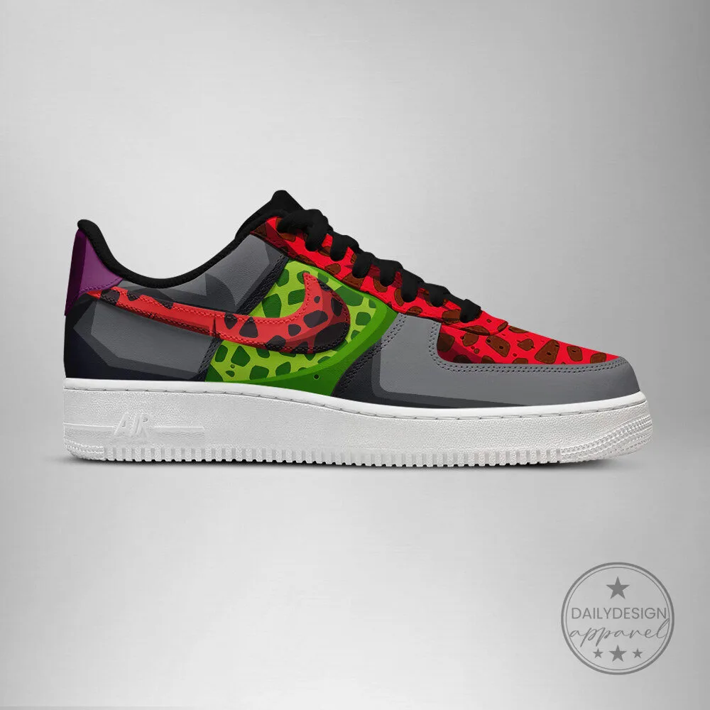 Dragon Ball Z Cell Perfect Form Anime Fan Art Shoes 4 Dragon Ball Z Cell Perfect Form Anime Fan Art Shoes