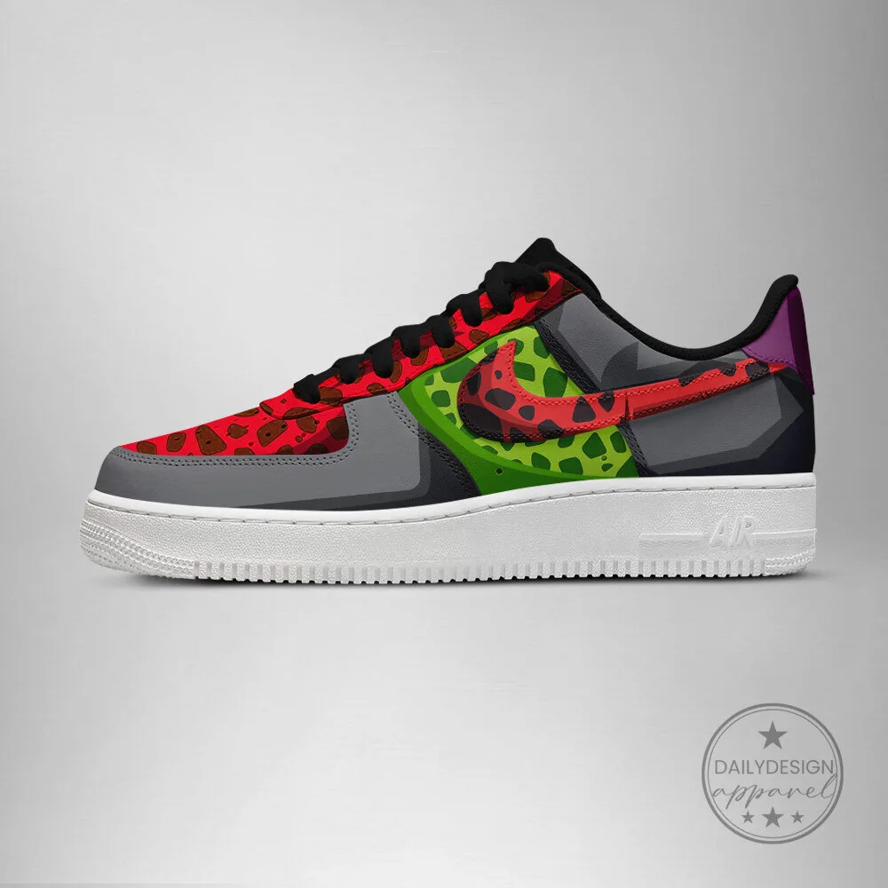 Dragon Ball Z Cell Perfect Form Anime Fan Art Shoes 5 Dragon Ball Z Cell Perfect Form Anime Fan Art Shoes