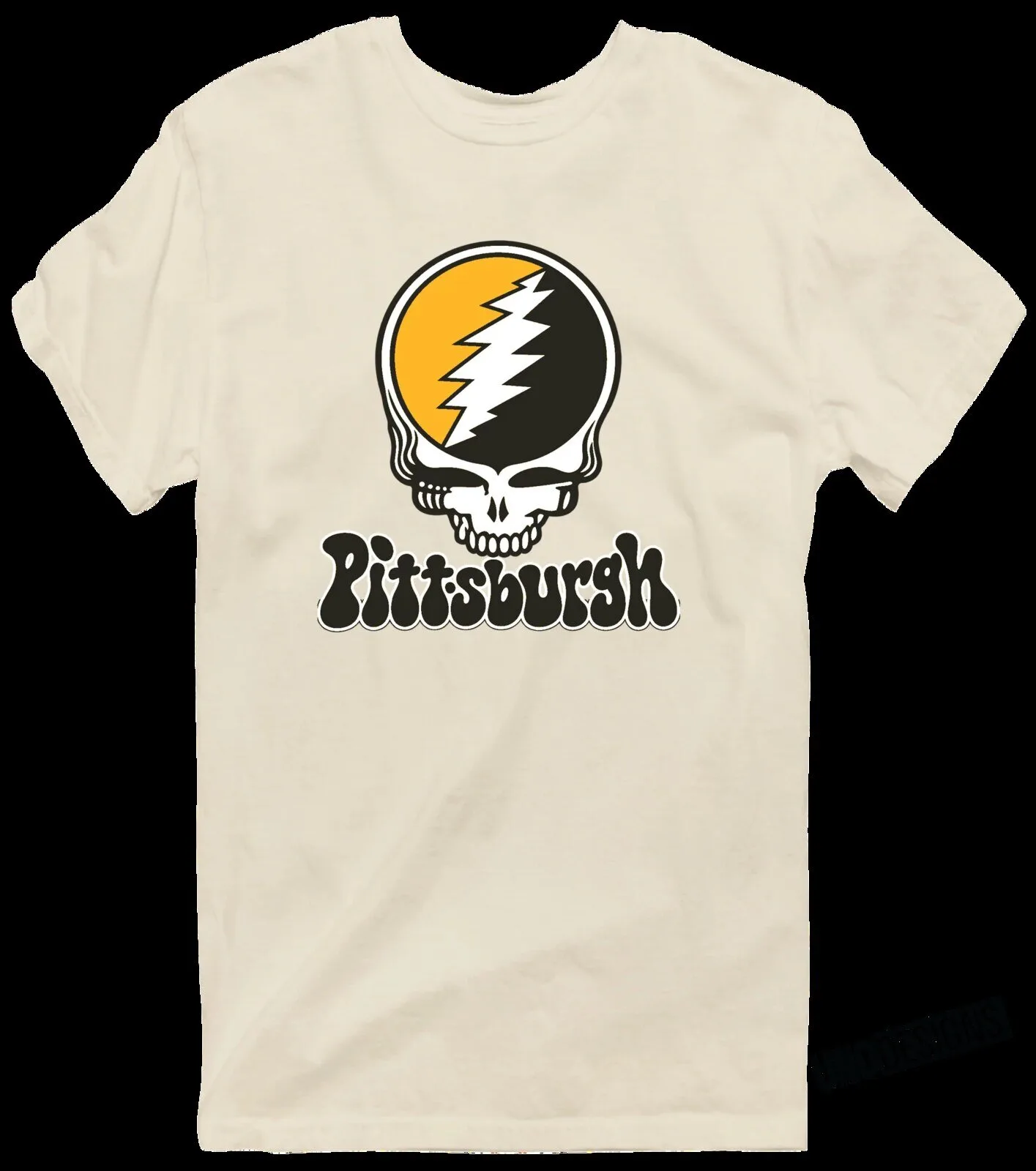 Pittsburgh Grateful Dead Steal Your Face Skull Music Fan T-Shirt