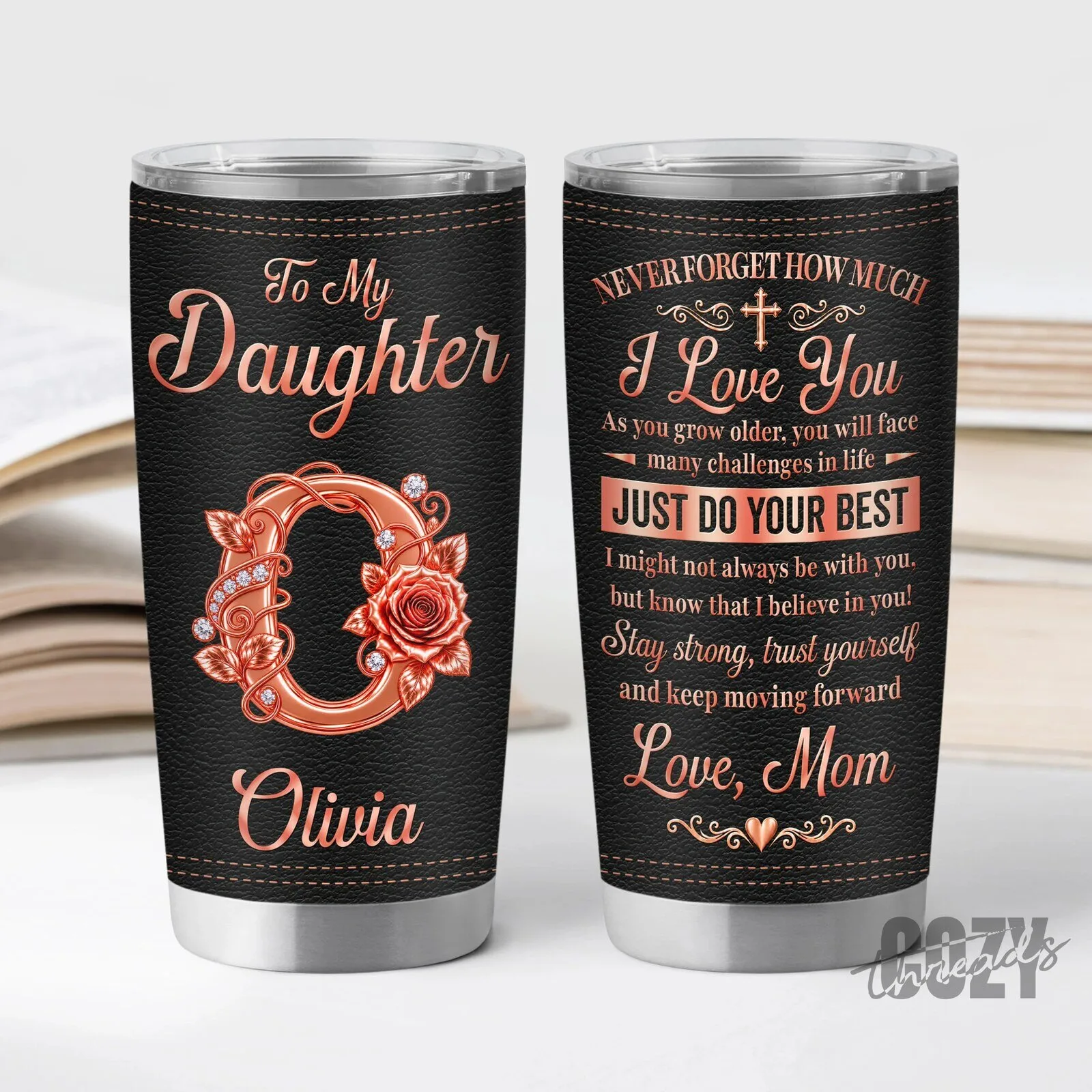 Personalized Granddaughter Tumbler from Grandma, Never Forget How Much I Love You Gift 4 Personalized Granddaughter Tumbler from Grandma, Never Forget How Much I Love You Gift