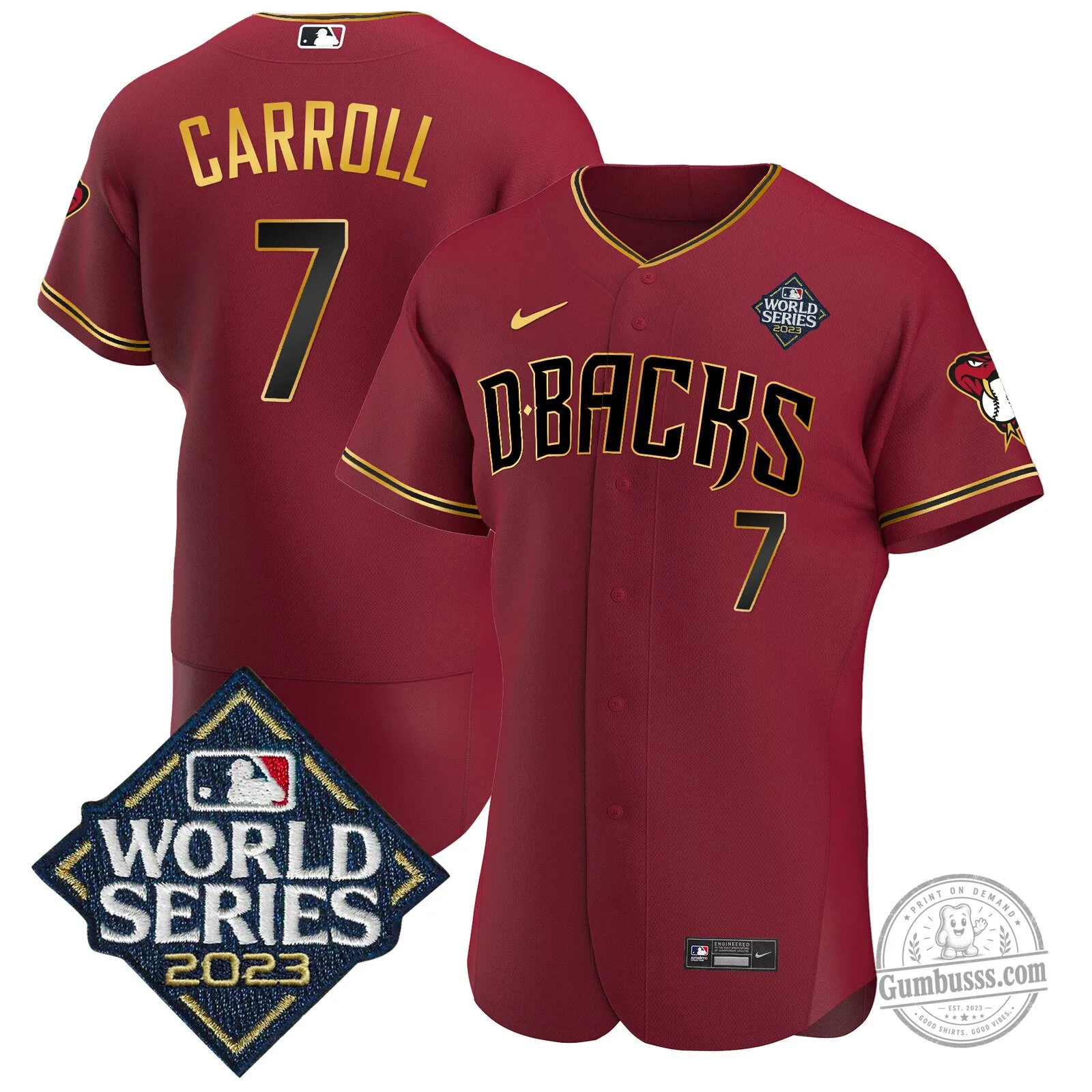 Corbin Carroll 2023 World Series Jersey for Arizona Diamondbacks Fans