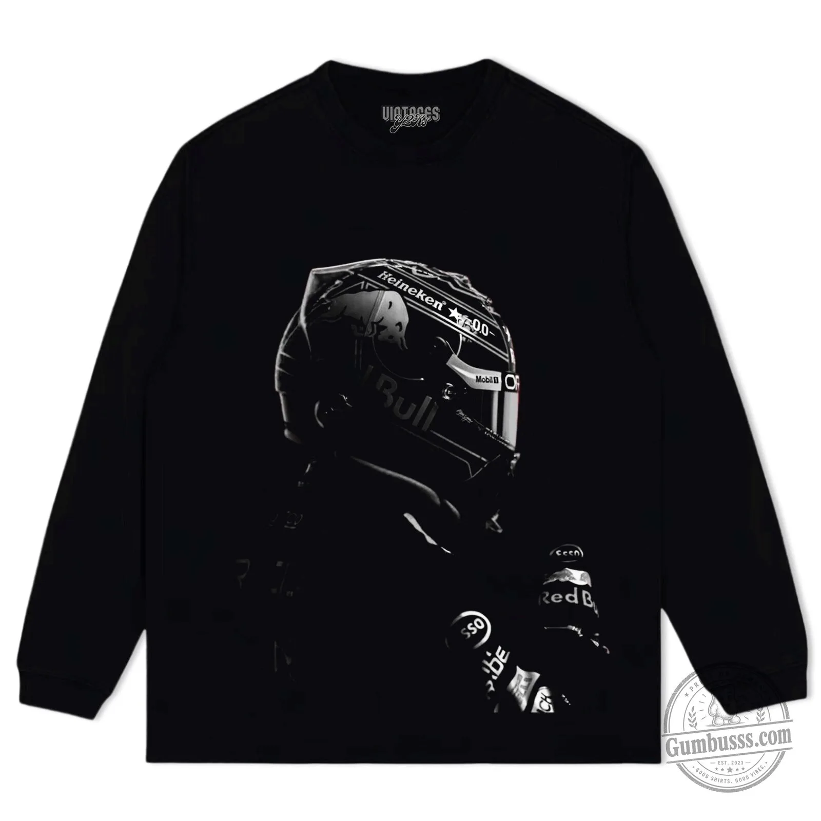 Max Verstappen Formula One Racing Driver Portrait Black T-Shirt 7 Max Verstappen Formula One Racing Driver Portrait Black T-Shirt