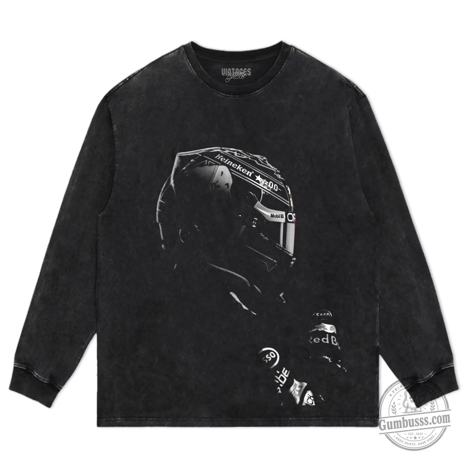 Max Verstappen Formula One Racing Driver Portrait Black T-Shirt 8 Max Verstappen Formula One Racing Driver Portrait Black T-Shirt