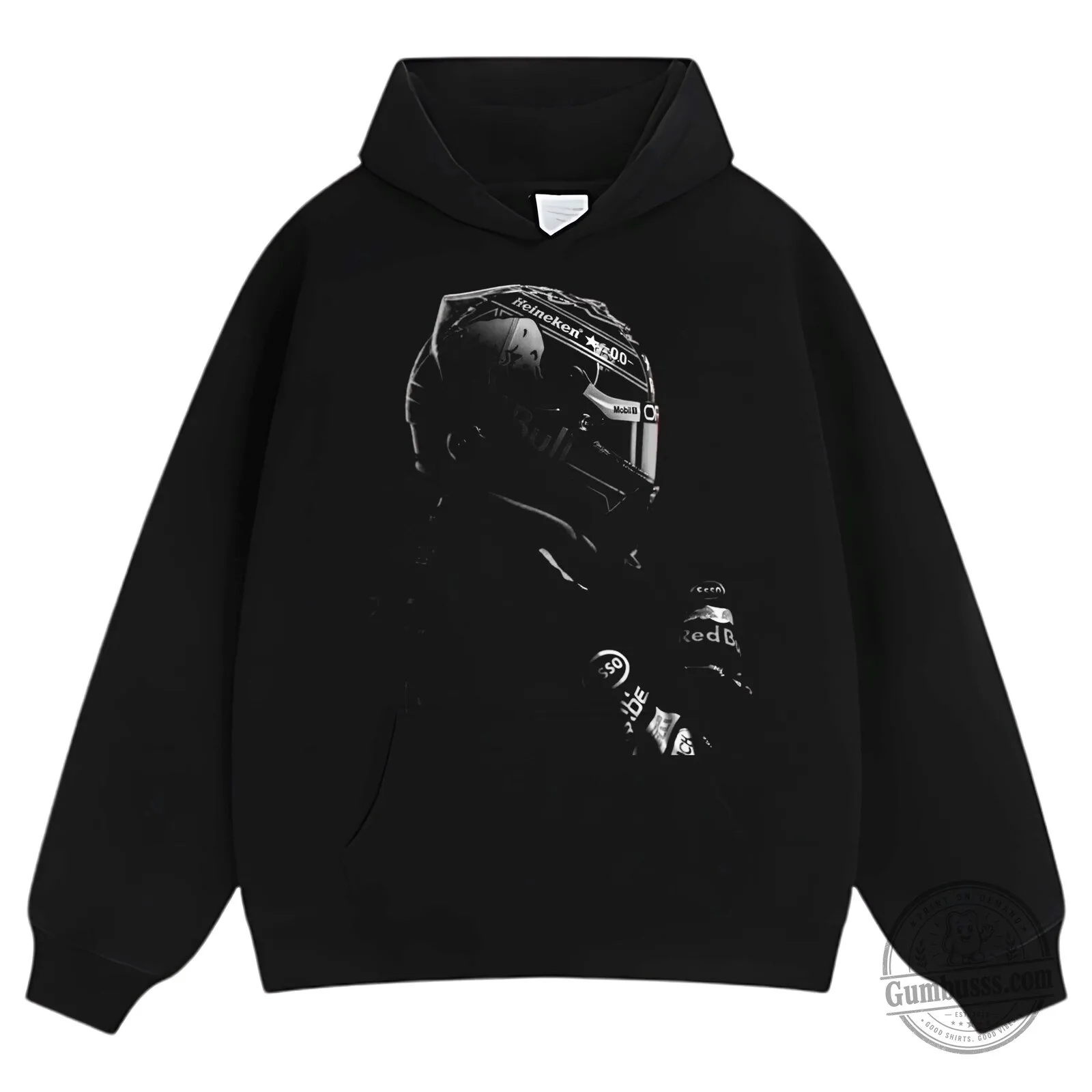 Max Verstappen Formula One Racing Driver Portrait Black T-Shirt 9 Max Verstappen Formula One Racing Driver Portrait Black T-Shirt