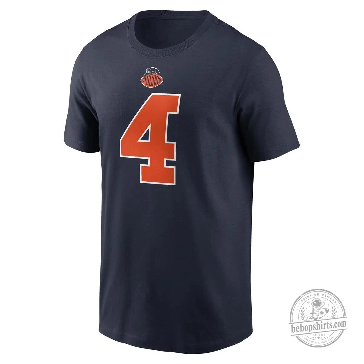 Chicago Bears D'Andre Swift Number 4 NFL Football T-Shirt 5 Chicago Bears D