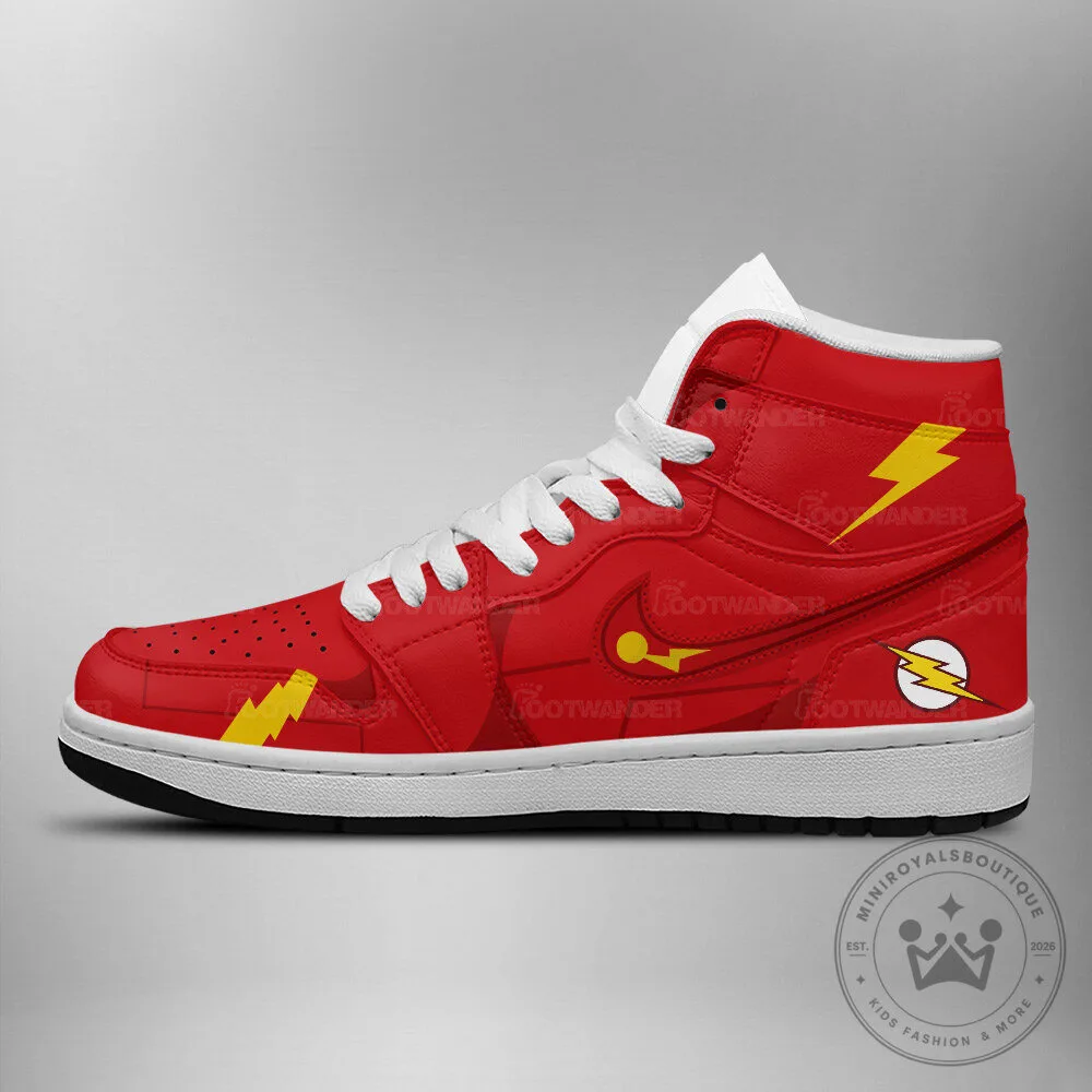 The Flash DC Comics Superhero Red High-Top Sneakers 8 The Flash DC Comics Superhero Red High-Top Sneakers