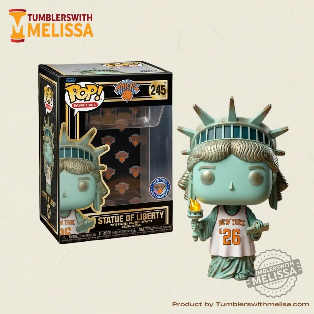 NBA — New York Knicks Statue of Liberty 2026 NBA Champions - Ring Night Funko Pop Figures 3 NBA — New York Knicks Statue of Liberty 2026 NBA Champions - Ring Night Funko Pop Figures premium quality collectible or lifestyle product for everyday use