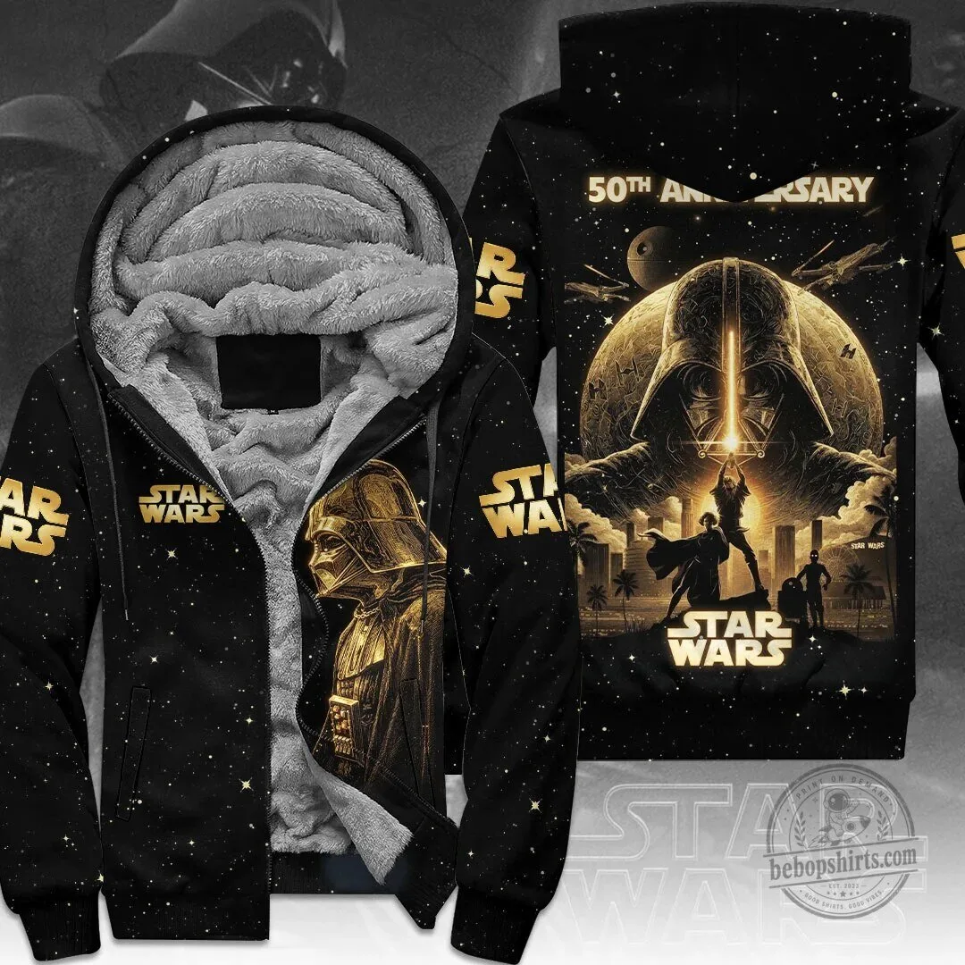 Star Wars 50th Anniversary Darth Vader Zip-Up Hoodie
