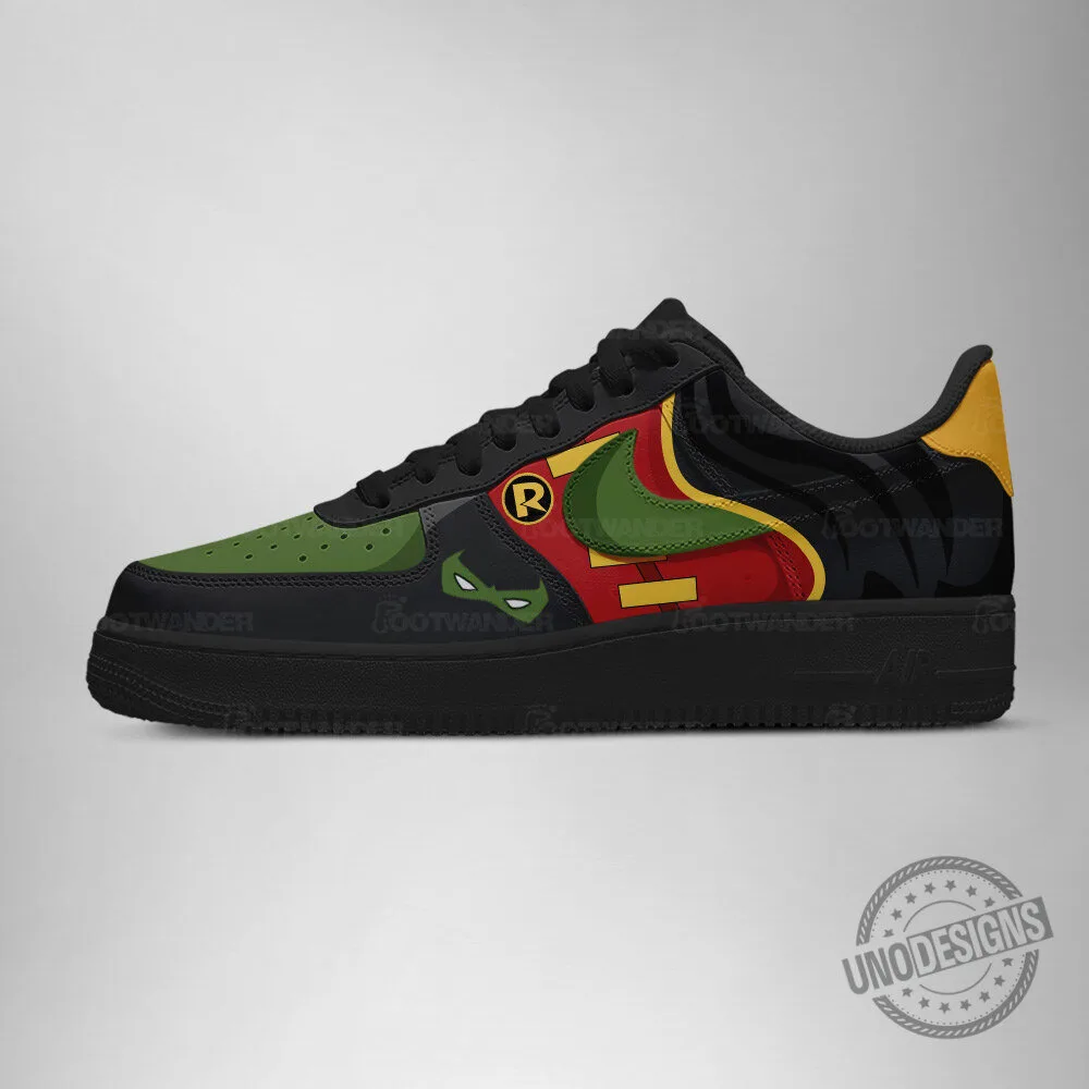 Robin Jason Todd DC Comics Superhero Custom Air Force 1 Shoes 5 Robin Jason Todd DC Comics Superhero Custom Air Force 1 Shoes