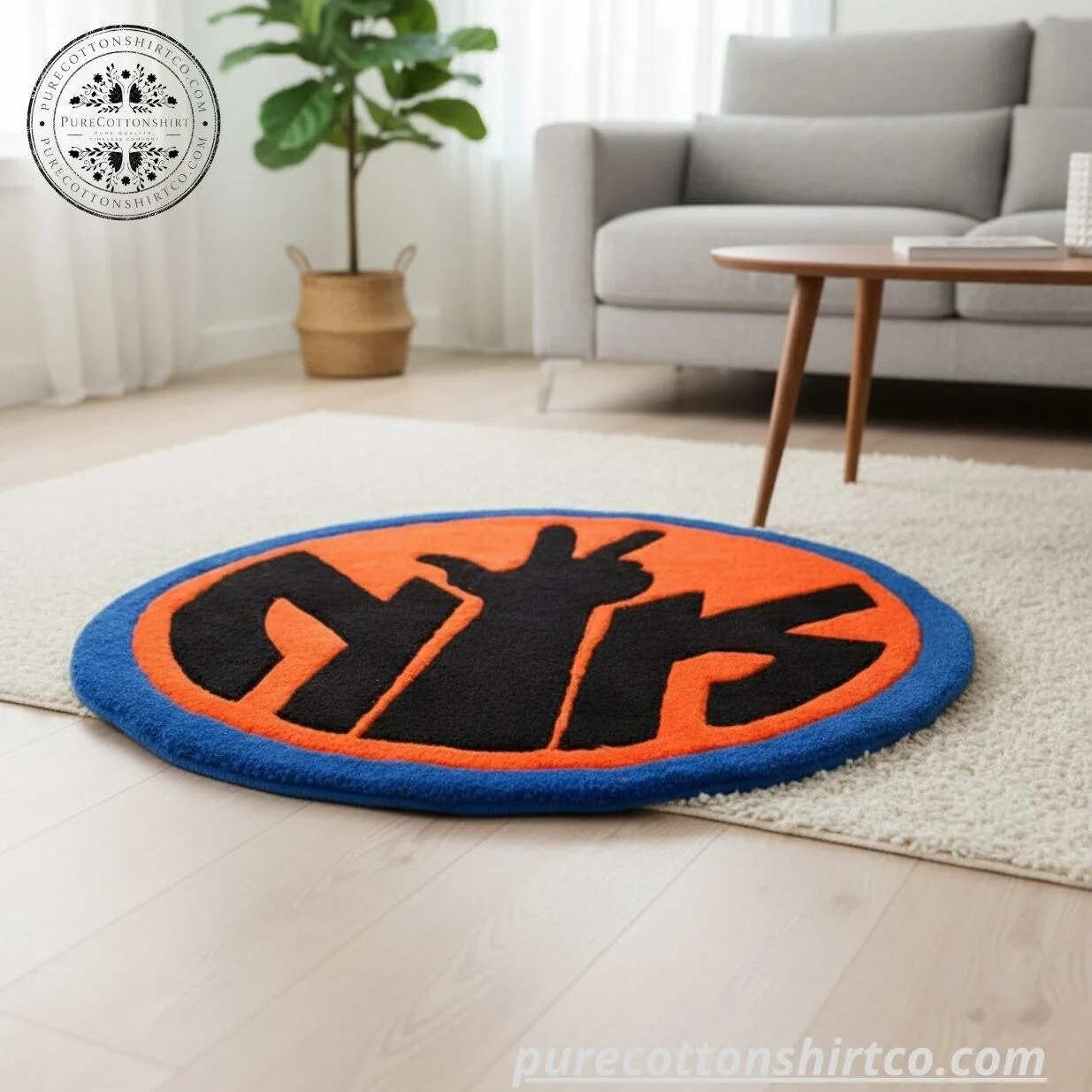 Jalen Brunson New York Knicks Round Rug 🔥🗽 5 Jalen Brunson New York Knicks Round Rug 🔥🗽