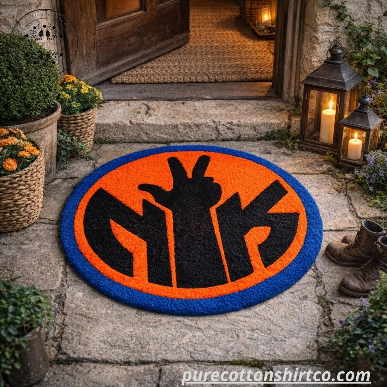 Jalen Brunson New York Knicks Round Rug 🔥🗽 6 Jalen Brunson New York Knicks Round Rug 🔥🗽