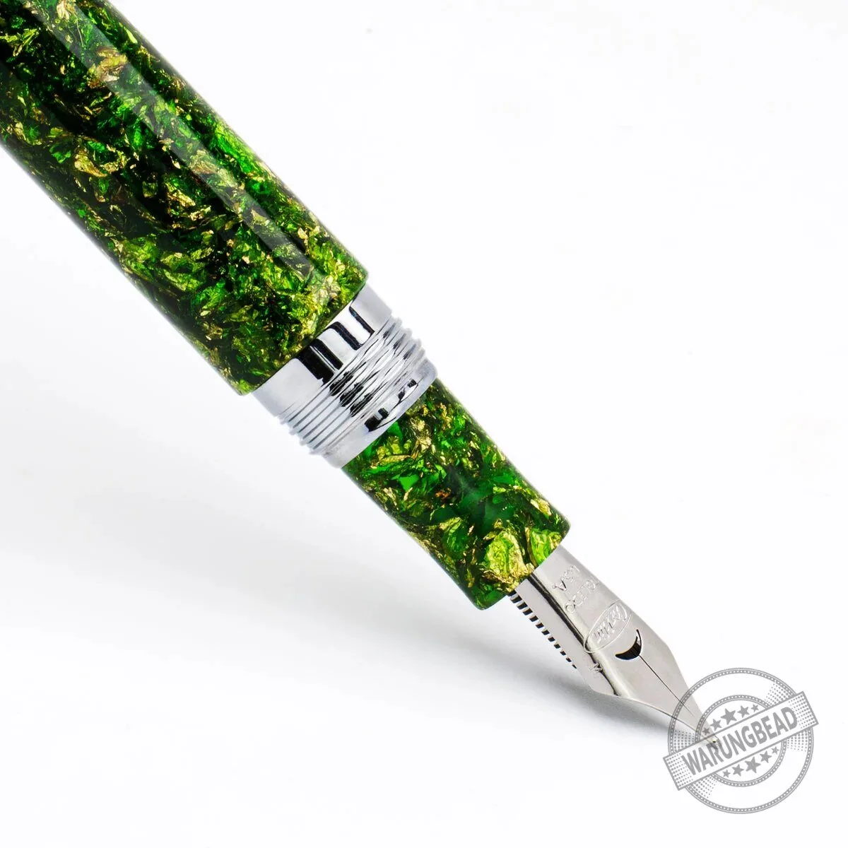 Conklin 1898 Collection Solaris Green and Gold Flake Fountain Pen 5 Conklin 1898 Collection Solaris Green and Gold Flake Fountain Pen