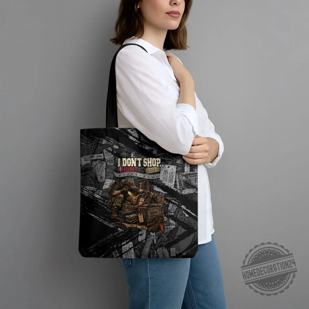 Archive Hunter I Don't Shop I Hunt Vintage Streetwear Grunge Collage Graphic Art Tote Bag 7 Archive Hunter I Don