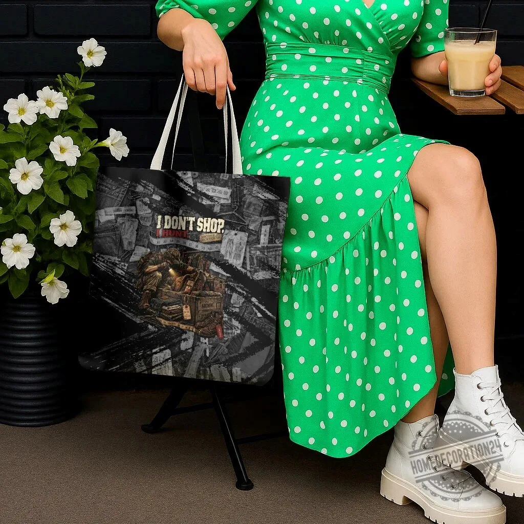 Archive Hunter I Don't Shop I Hunt Vintage Streetwear Grunge Collage Graphic Art Tote Bag 11 Archive Hunter I Don