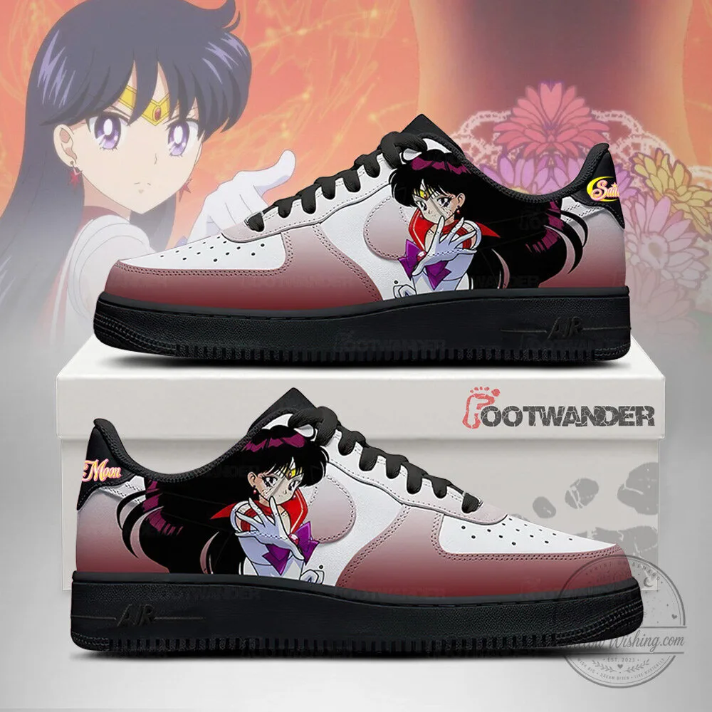 Rei Hino Sailor Mars Anime Character Custom Shoes 2 Rei Hino Sailor Mars Anime Character Custom Shoes