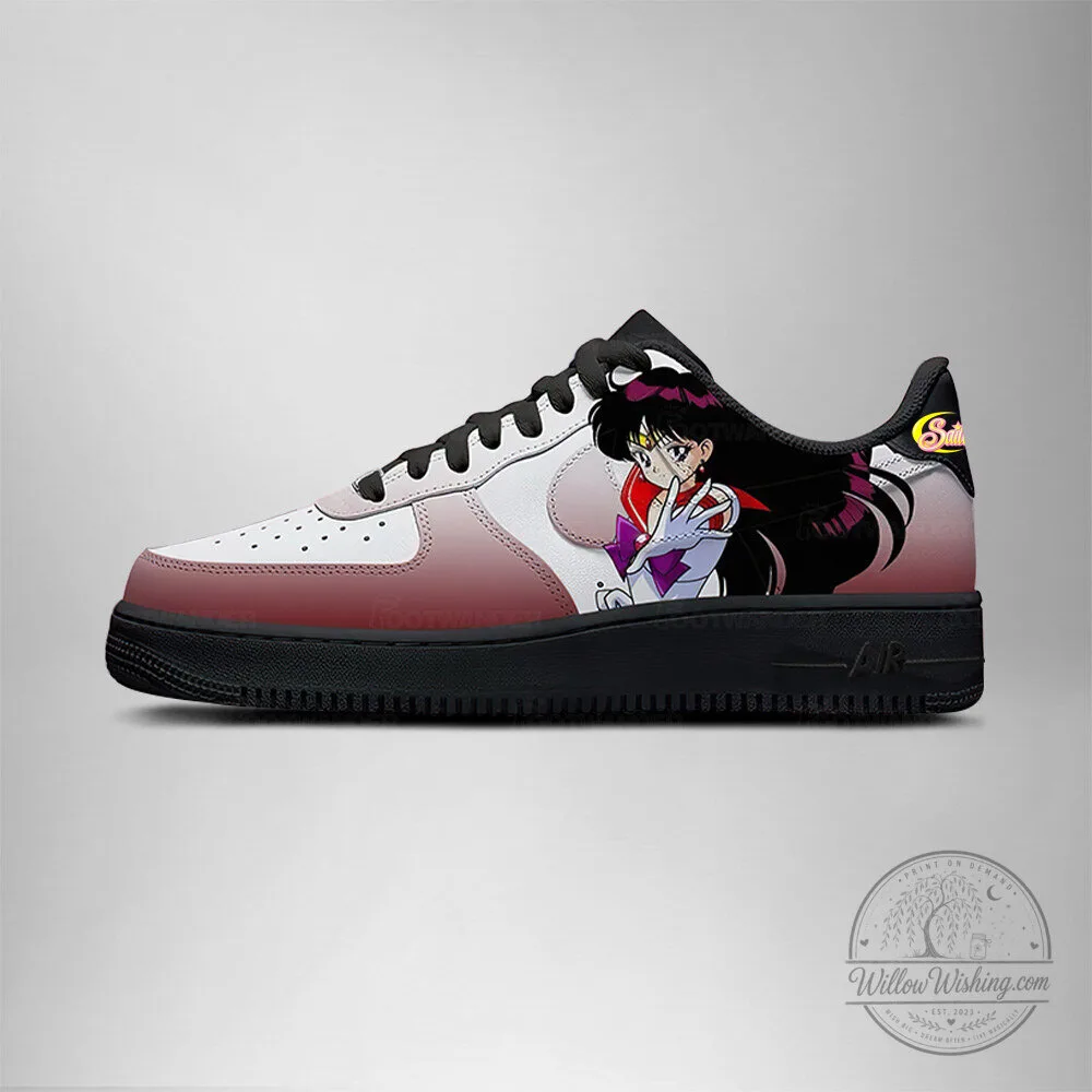 Rei Hino Sailor Mars Anime Character Custom Shoes 7 Rei Hino Sailor Mars Anime Character Custom Shoes