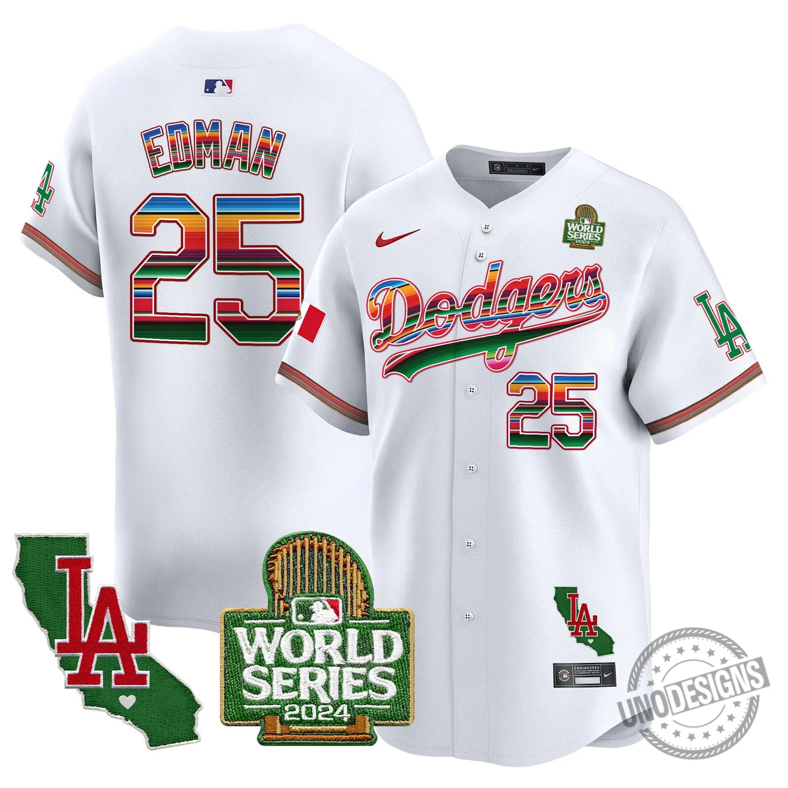 Los Angeles Dodgers 2024 World Series Fernando Valenzuela Baseball Jersey 61 Los Angeles Dodgers 2024 World Series Fernando Valenzuela Baseball Jersey