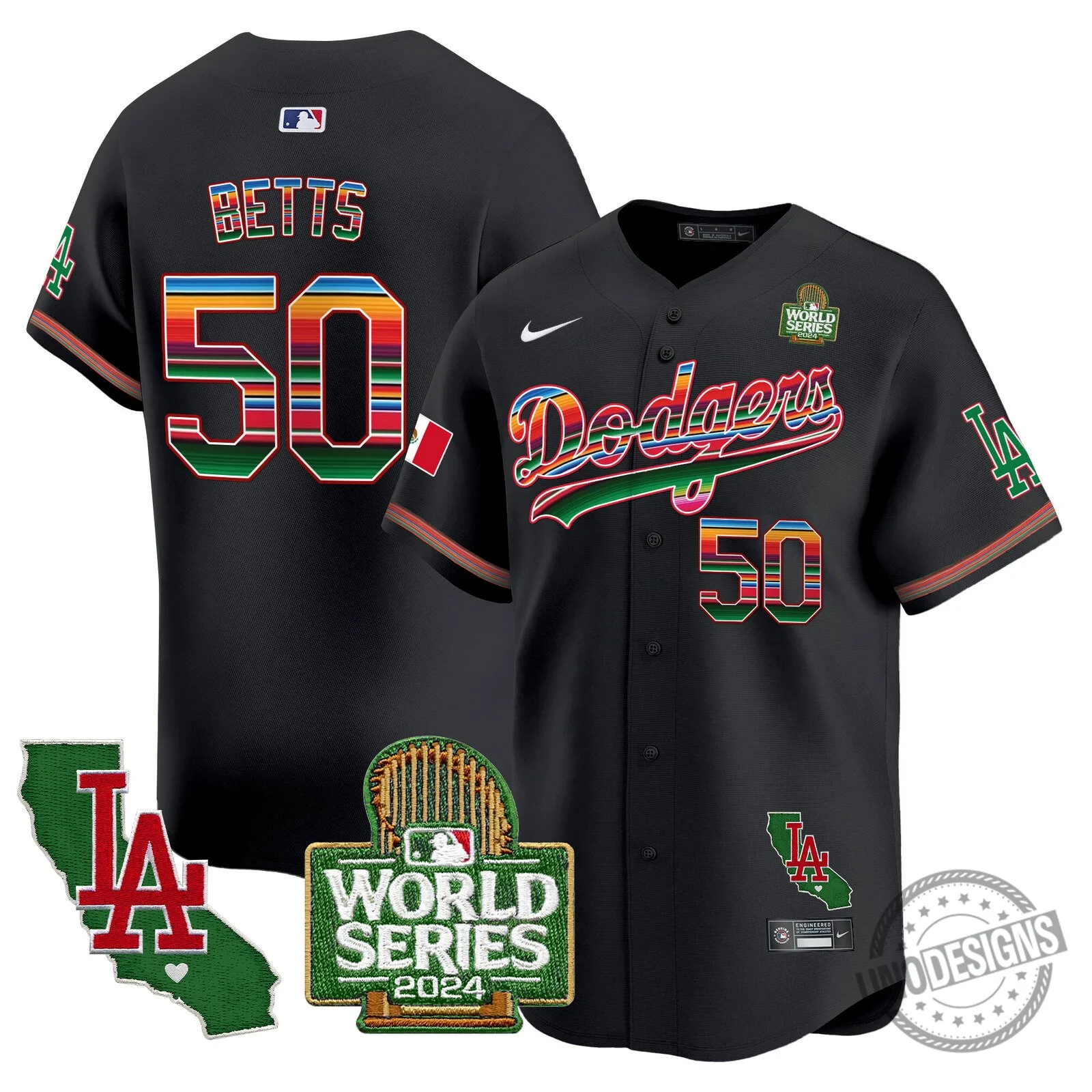 Los Angeles Dodgers 2024 World Series Fernando Valenzuela Baseball Jersey 75 Los Angeles Dodgers 2024 World Series Fernando Valenzuela Baseball Jersey