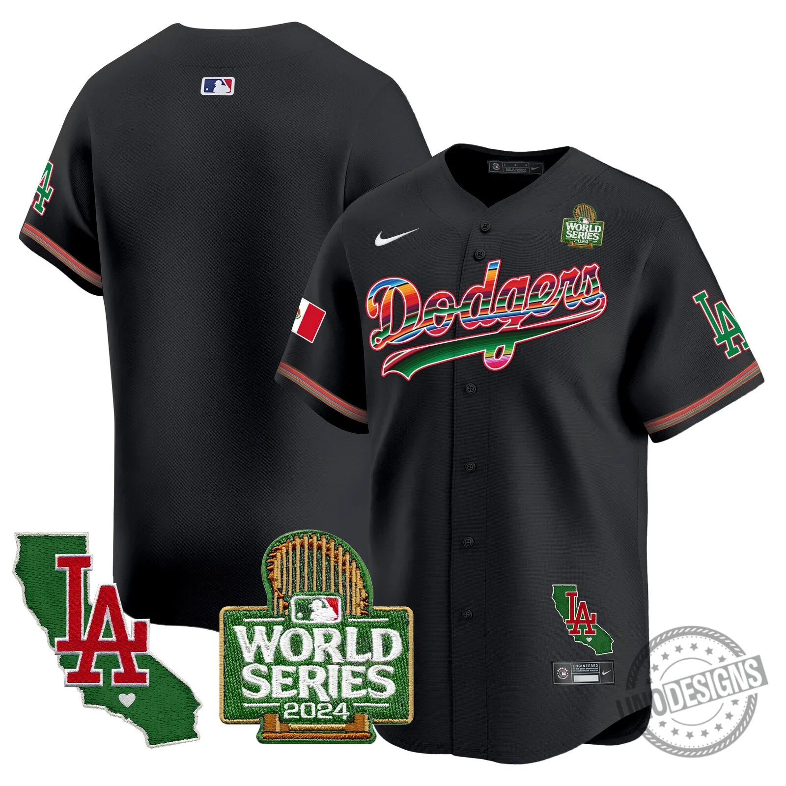 Los Angeles Dodgers 2024 World Series Fernando Valenzuela Baseball Jersey 80 Los Angeles Dodgers 2024 World Series Fernando Valenzuela Baseball Jersey