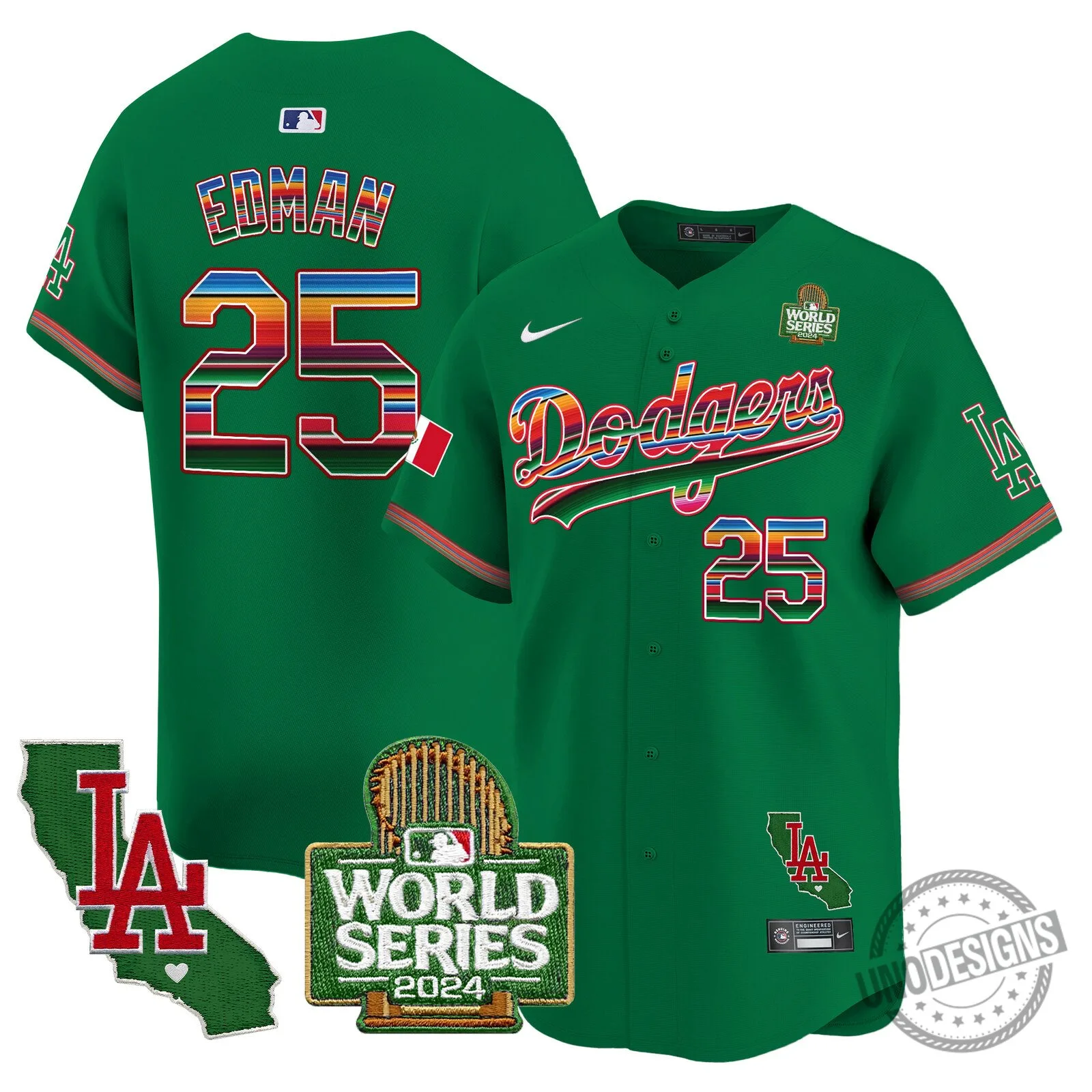 Los Angeles Dodgers 2024 World Series Fernando Valenzuela Baseball Jersey 97 Los Angeles Dodgers 2024 World Series Fernando Valenzuela Baseball Jersey