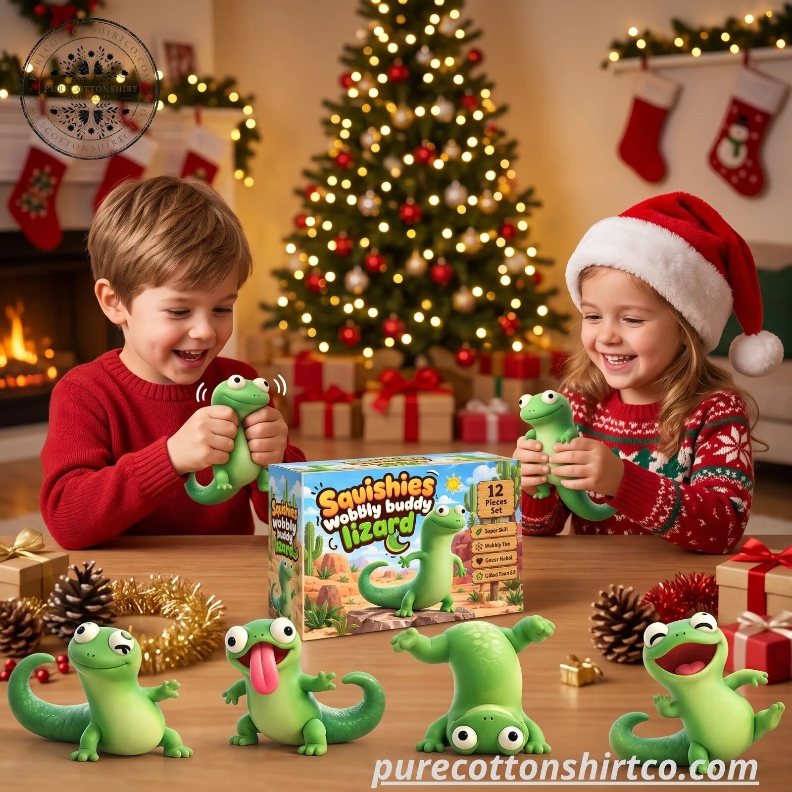 Squishies Wobbly Buddy Lizard 2026 Advent Calendar– 12 Piece Stress Relief Toy Set 5 Squishies Wobbly Buddy Lizard 2026 Advent Calendar– 12 Piece Stress Relief Toy Set