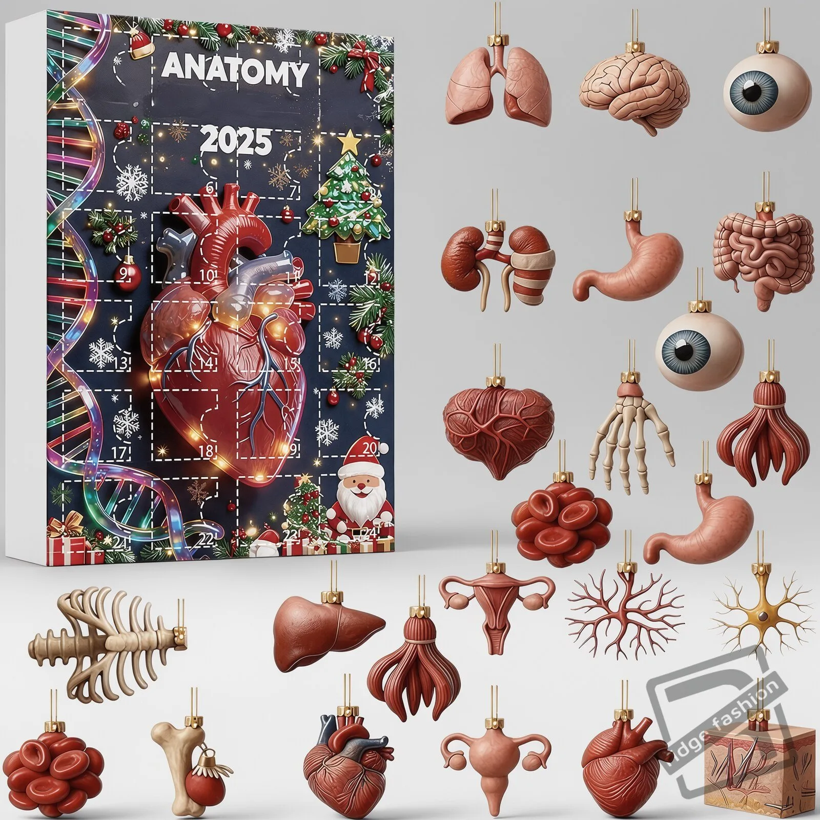 Christmas Countdown Calendar 2D 2025 Anatomy Figurines 5 Christmas Countdown Calendar 2D 2025 Anatomy Figurines product view