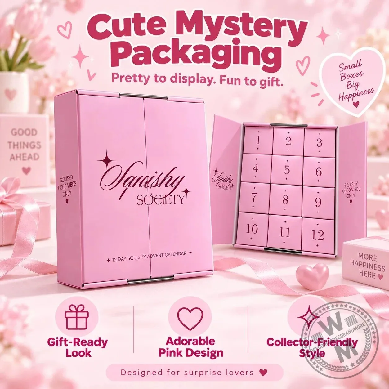 🎀 Pink Squishy Advent Calendar 🎁 24 Days of Soft, Satisfying Holiday Surprises 8 🎀 Pink Squishy Advent Calendar 🎁 24 Days of Soft, Satisfying Holiday Surprises