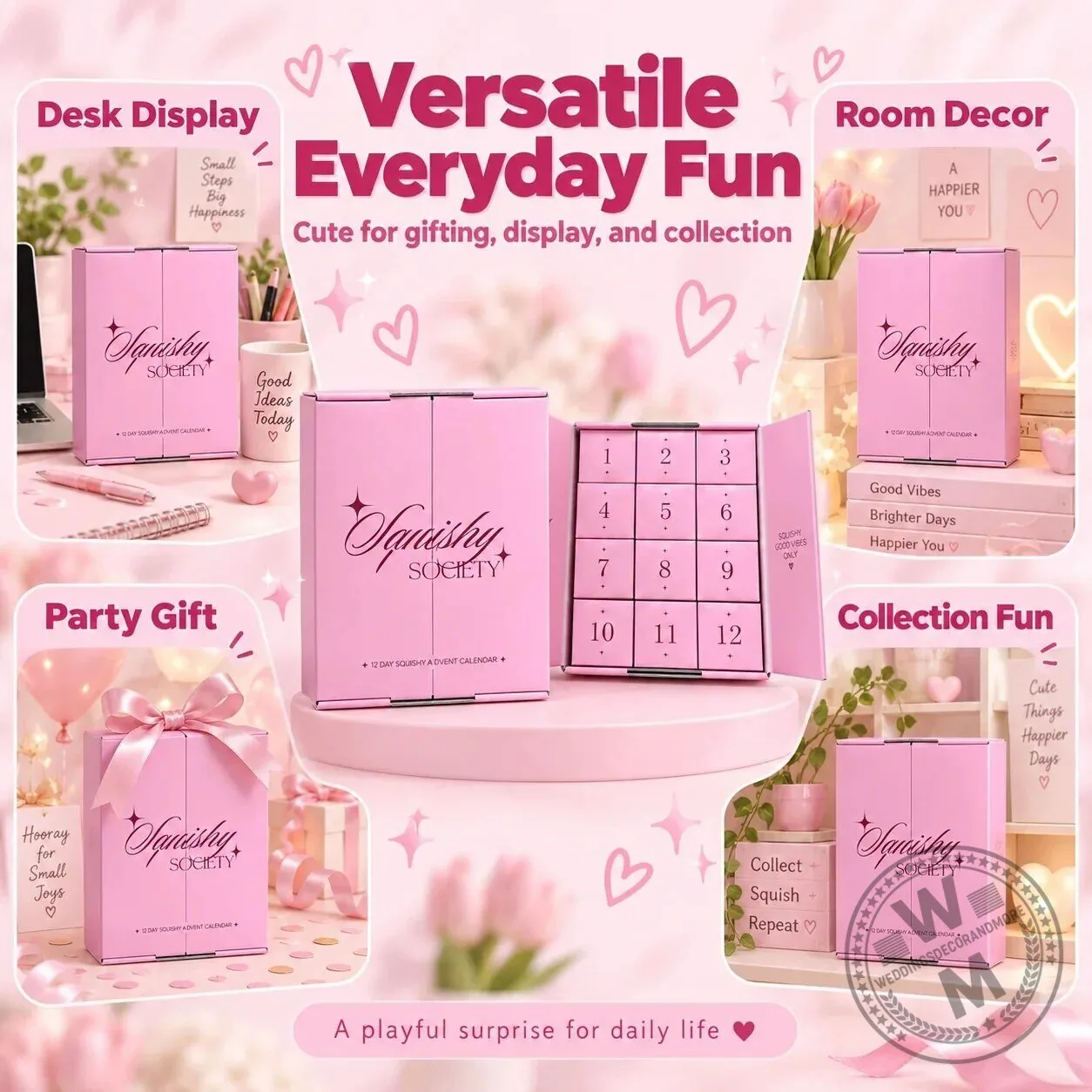 🎀 Pink Squishy Advent Calendar 🎁 24 Days of Soft, Satisfying Holiday Surprises 9 🎀 Pink Squishy Advent Calendar 🎁 24 Days of Soft, Satisfying Holiday Surprises