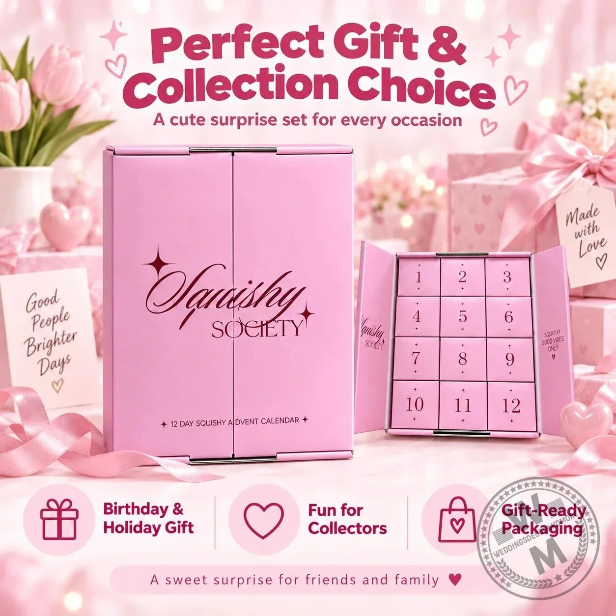 🎀 Pink Squishy Advent Calendar 🎁 24 Days of Soft, Satisfying Holiday Surprises 11 🎀 Pink Squishy Advent Calendar 🎁 24 Days of Soft, Satisfying Holiday Surprises