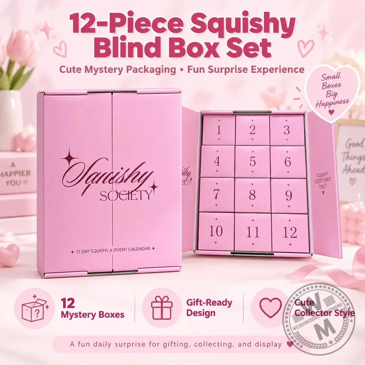 🎀 Pink Squishy Advent Calendar 🎁 24 Days of Soft, Satisfying Holiday Surprises 13 🎀 Pink Squishy Advent Calendar 🎁 24 Days of Soft, Satisfying Holiday Surprises