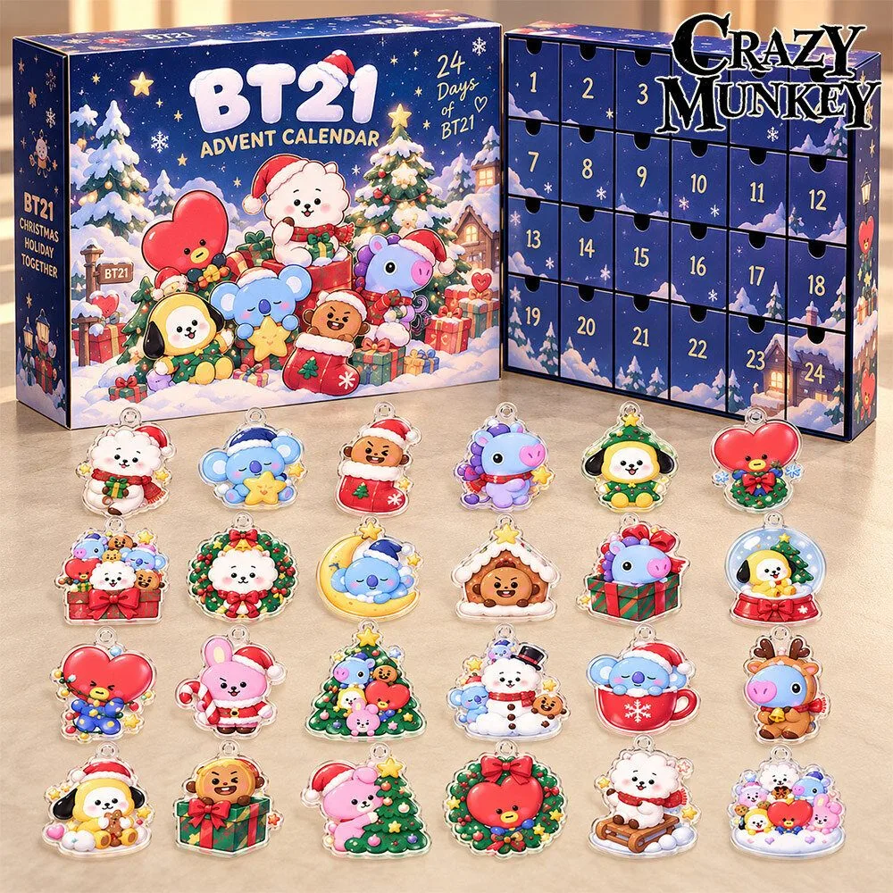 BT21 Christmas Cute Characters Advent Calendar 2026 | Collectibles