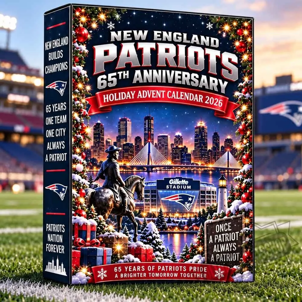 New England Patriots 65th Anniversary Holiday Advent Calendar 2026 4 New England Patriots 65th Anniversary Holiday Advent Calendar 2026