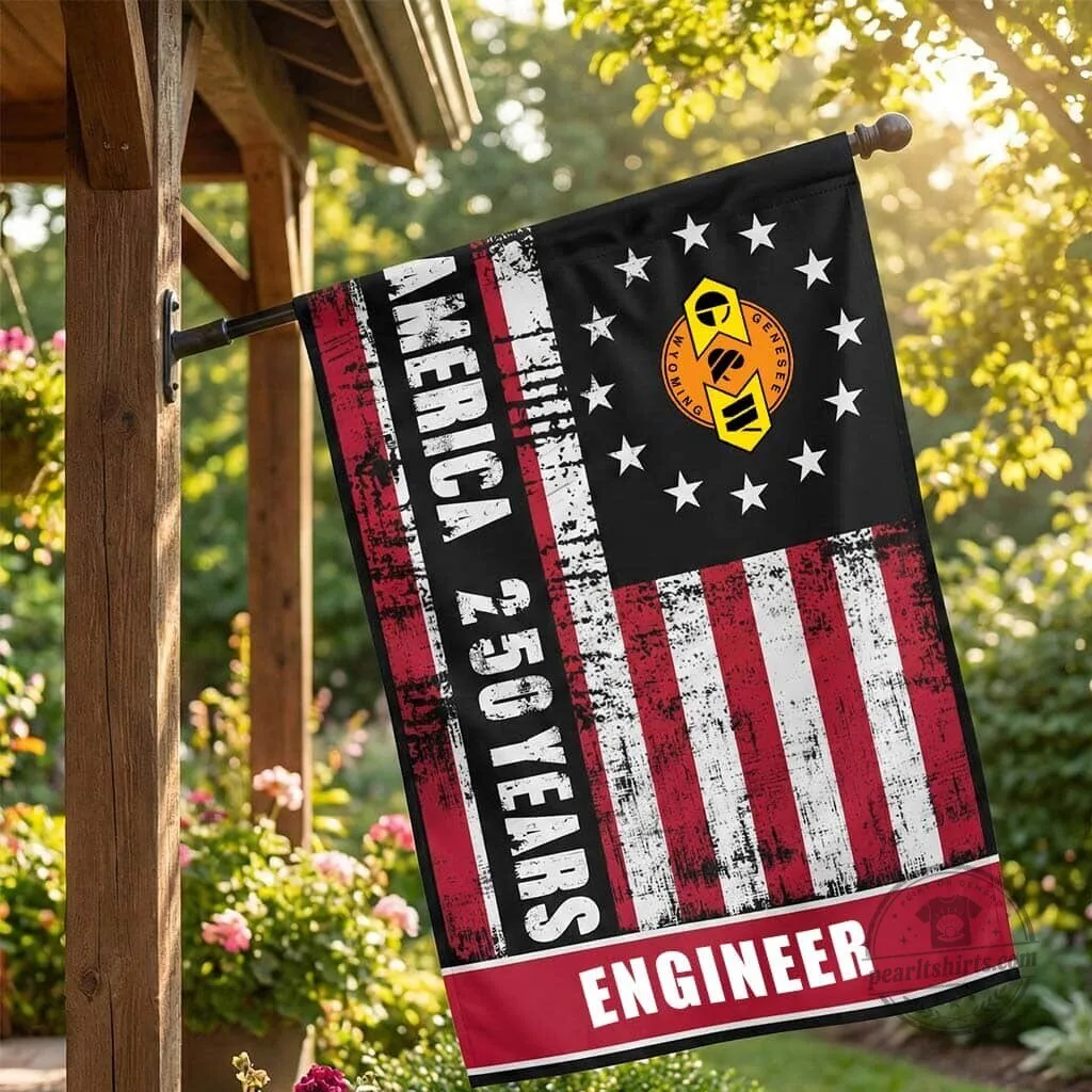 Union Pacific Railroad America 250 Years Conductor Garden Flag 13 Union Pacific Railroad America 250 Years Conductor Garden Flag
